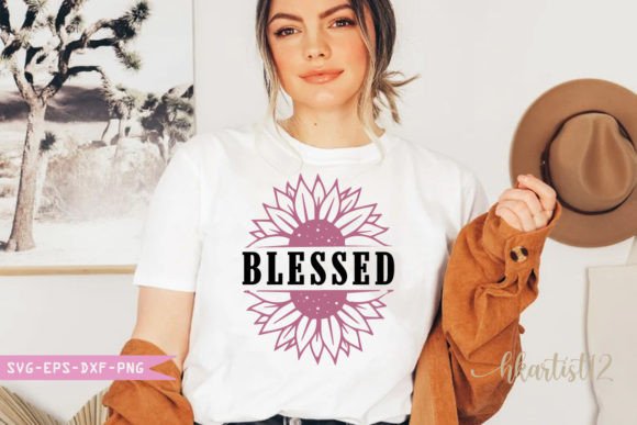 Blessed SVG for Crafts and Digital Products