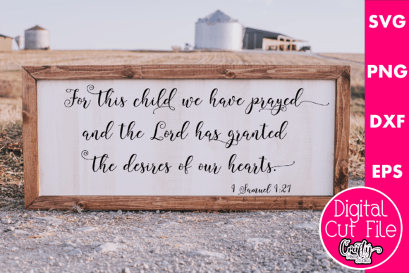 For This Child We Prayed Crafts