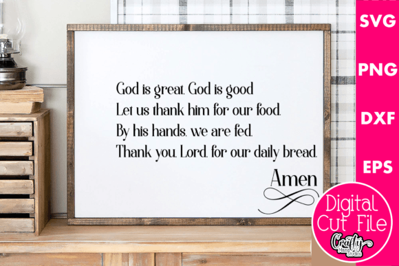 God is Great God is Good Crafts