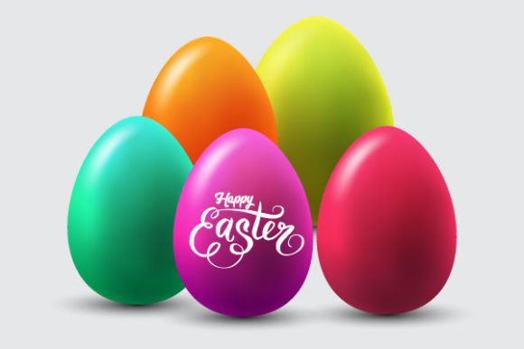 Happy Easte Day Vector for Print Templates