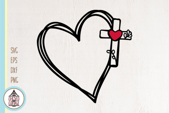 Heart with Cross Crafts