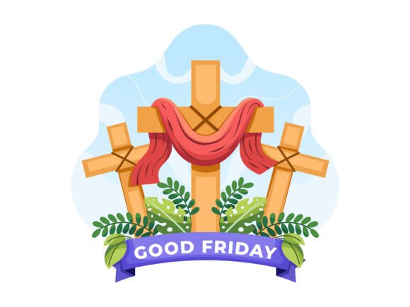 Illustration Design of Good Friday