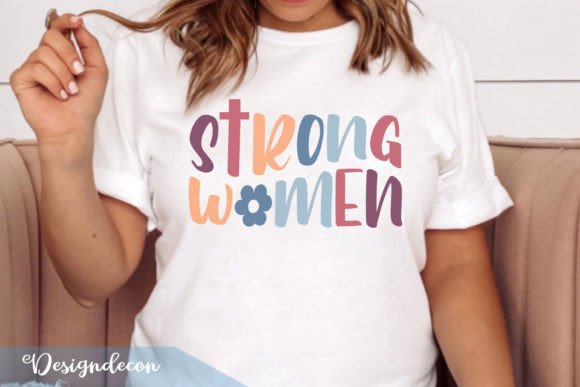Strong Women Retro Sublimation Svg Png for Crafts