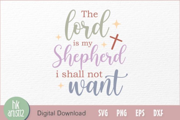 The Lord is My Shepherd I Shall Not Want Crafts